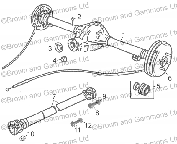 Image for Rear Axle Propshaft
